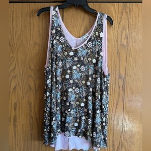 Grace and Lace Tiered Mesh tank XL